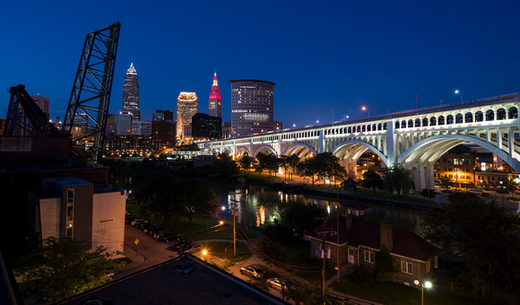 Cleveland from the Superior Viaduct