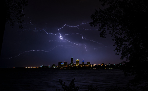 Lightning over Cleveland 1